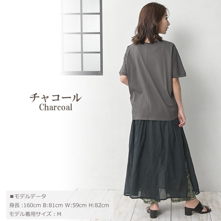 ロゴTシャツ 大きいサイズ レディース メール便送料350円 5分袖 接触冷感 UVカット トップス cotton100 M LL 3L 4L 5L | JANJAM | 19