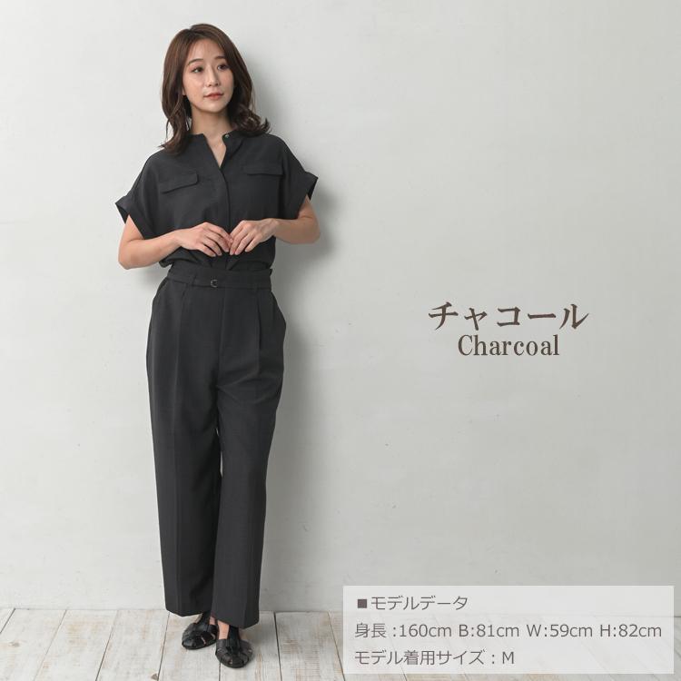 ブラウス 大きいサイズ レディース メール便送料350円 半袖 バンドカラー UVカット 接触冷感 シャツ トップス M LL 3L 4L 5L | JANJAM | 11