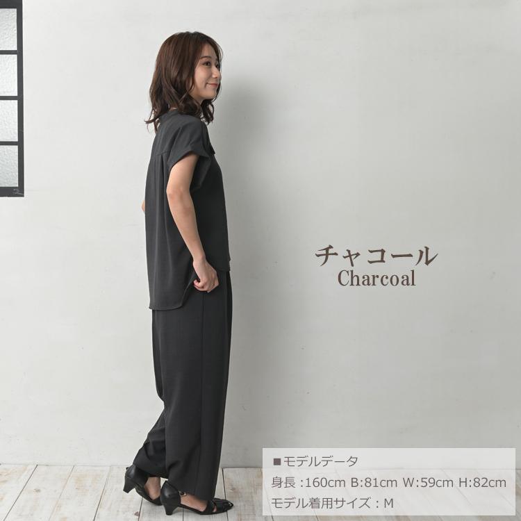 ブラウス 大きいサイズ レディース メール便送料350円 半袖 バンドカラー UVカット 接触冷感 シャツ トップス M LL 3L 4L 5L | JANJAM | 13