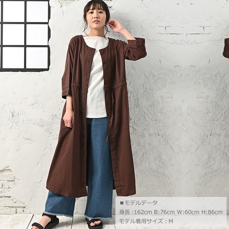 JANJAM シャツワンピース 大きいサイズ レディース ロング丈 7分 JANJAM シャツワンピース 大きいサイズ レディース ロング丈 7分