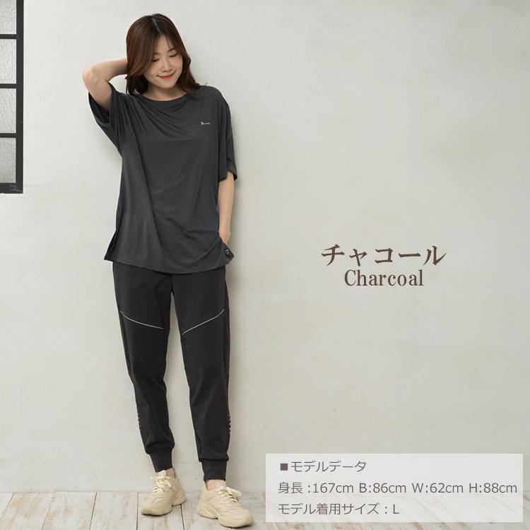 Tシャツ 大きいサイズ レディース メール便送料350円 5分袖 サイドスリット スポーツウェア トップス L LL 3L 4L 5L |  | 20