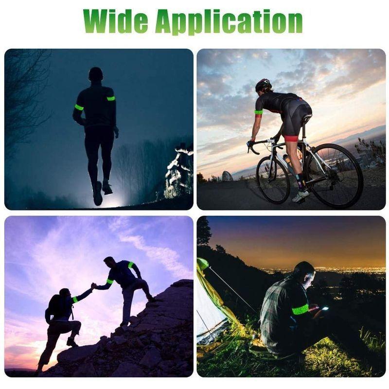 夜間 ランニング ライト 充電式 ナイトラン アームバンド 夜間 ウォーキング ジョギング マラソン 自転車 ライト 犬 散歩 Led光る 特別オファー