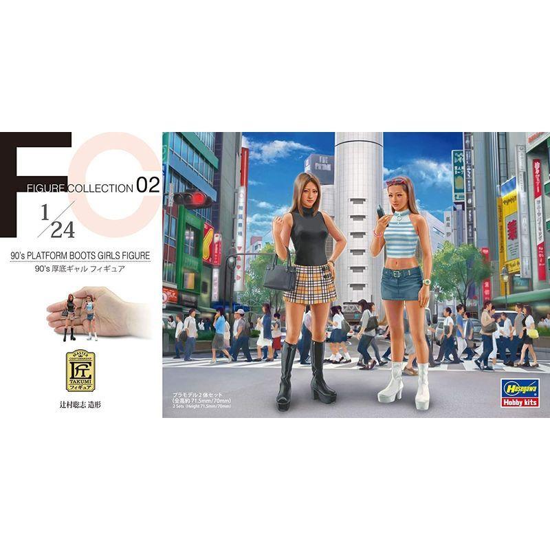 経典ブランド 模型 プラモデル用塗料 ハセガワ 1 24 フィギュアコレクションシリーズ 90 S 厚底ギャルフィギュア プラモデル Fc02 Www Threeriversofs Com