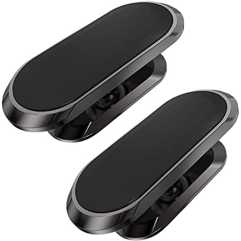 年 Ecpaw 車載ホルダー マグネット スマホホルダー 車 コンパクト 超強磁力 片手脱着 360度回転 落下防止 2枚 上品