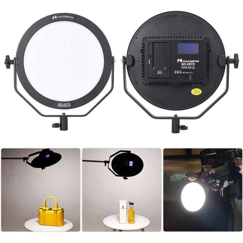 FalconEyes SO-28TD 撮影用定常光ライト 28W ネットレッドライブ照明用 2色