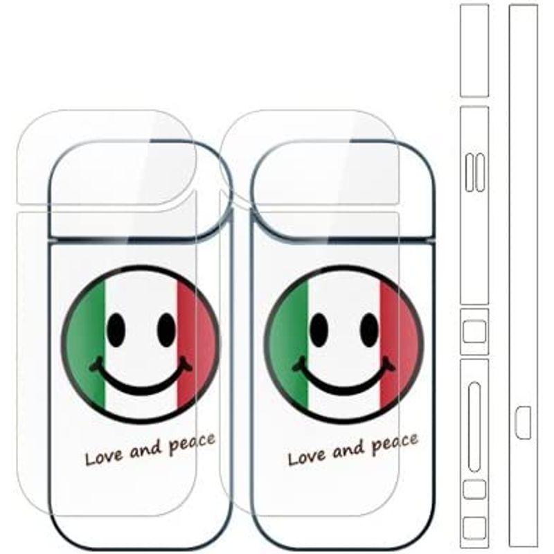 お気にいる 全面セット ラミネート加工有 スキンシール Iqos ガールズネオ Smile Iqs02 Ysz 0223 国旗 イタリア シール Estet By