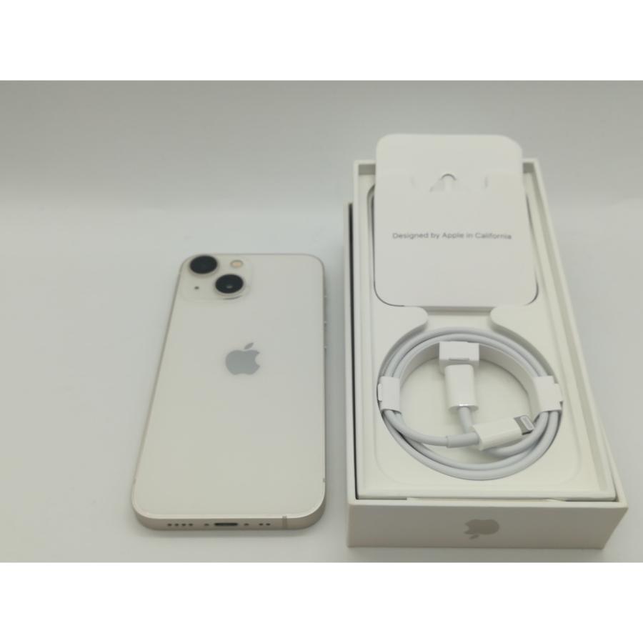 【中古】Apple docomo 【SIMフリー】 iPhone 13 mini 128GB スターライト MLJE3J/A【高崎モントレー】保証期間１ヶ月【ランクA】｜janpara｜09