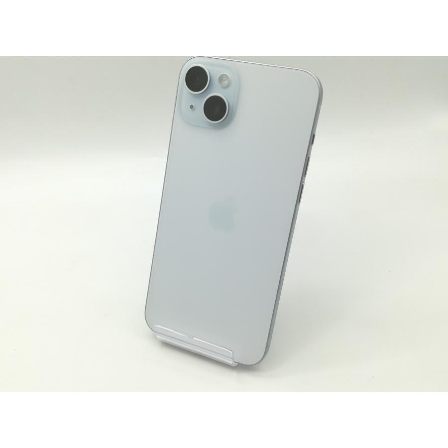 中古】Apple au 【SIMフリー】 iPhone 15 Plus 128GB ブルー MU0D3J/A 