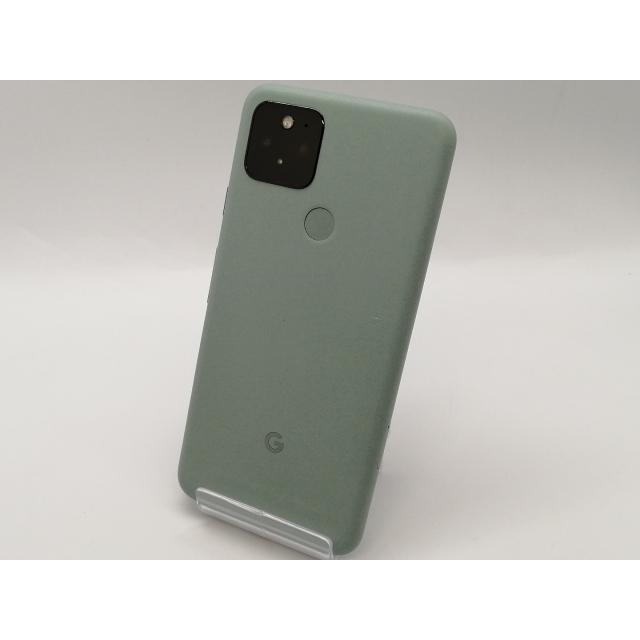 中古】Google au 【SIMロック解除済み】 Pixel 5 Sorta Sage 8GB 128GB 