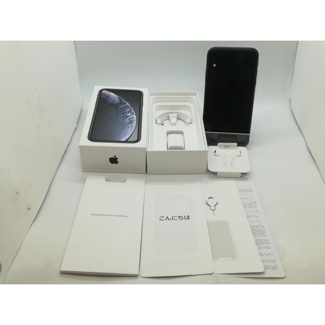 中古】Apple docomo 【SIMロック解除済み】 iPhone XR 64GB ブラック