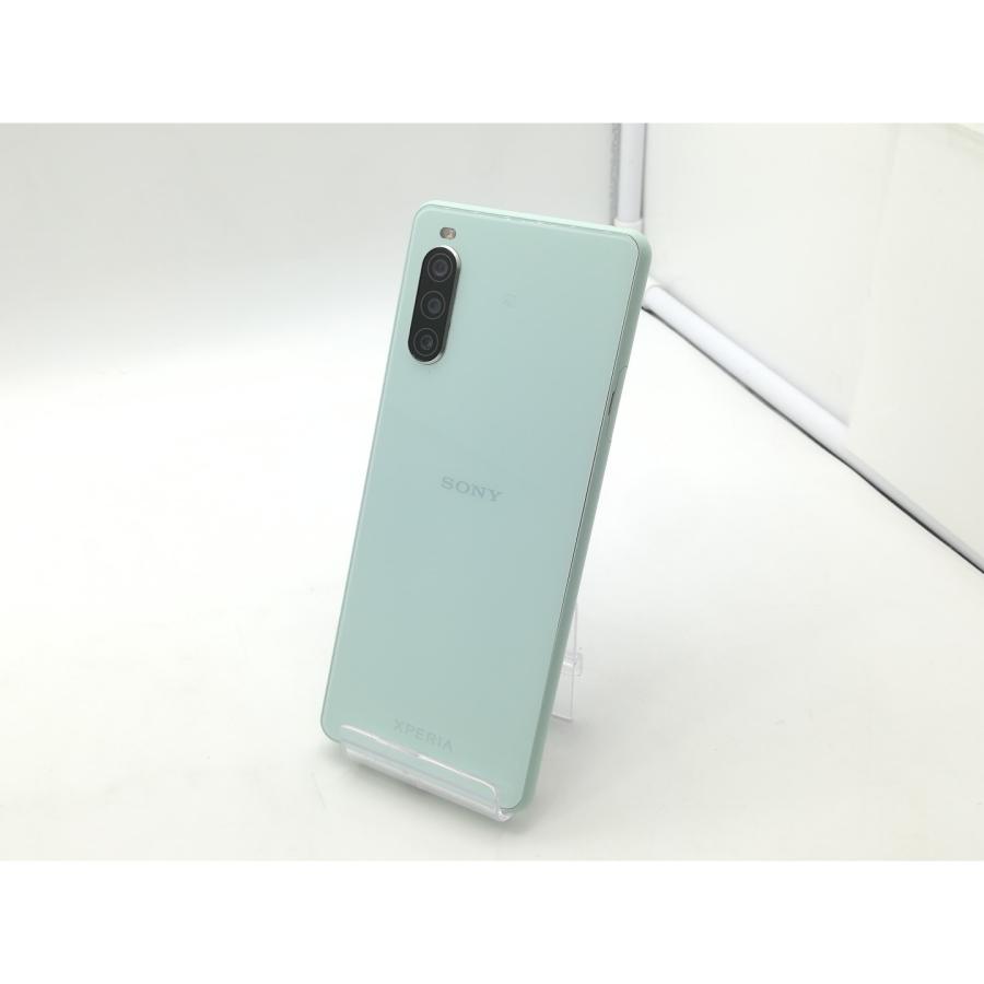 中古】SONY au 【SIMロック解除済み】 Xperia 10 II ミント 4GB 64GB