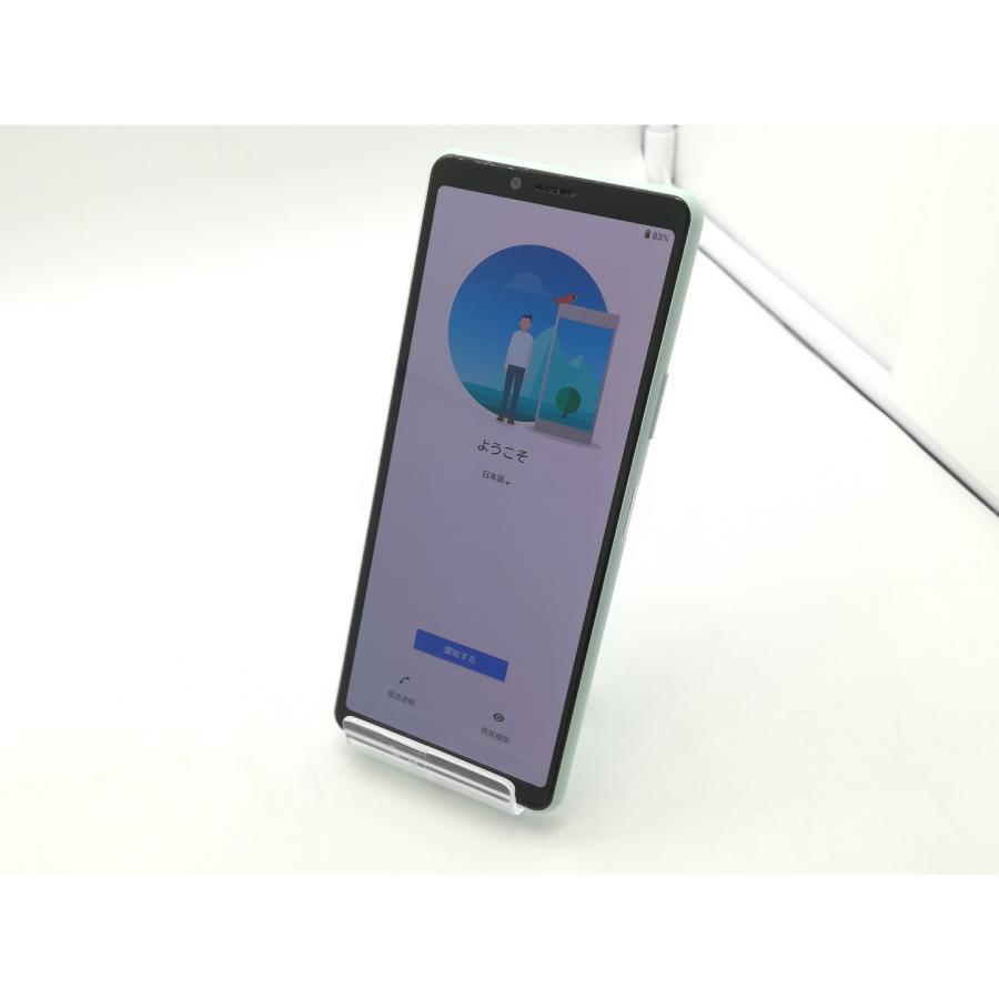 中古】SONY au 【SIMロック解除済み】 Xperia 10 II ミント 4GB