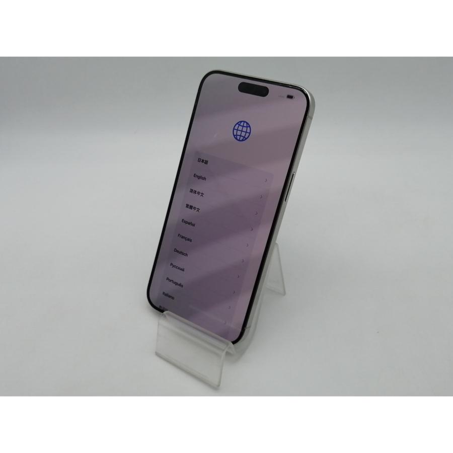 【中古】Apple 国内版 【SIMフリー】 iPhone 15 Pro Max 512GB ホワイトチタニウム MU6V3J/A【OSU301】保証期間１ヶ月【ランクB】の画像