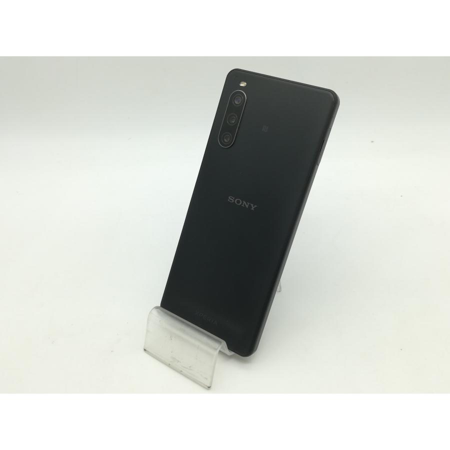 中古】SONY SoftBank 【SIMフリー】 Xperia 10 IV ブラック 6GB 128GB