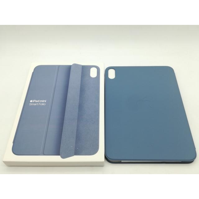 ジャンクApple iPad Mini第6世代 本体 スマートフォリオケース付き 中古】Apple Smart Folio デニム iPad mini（第6世代/A17 Pro）用