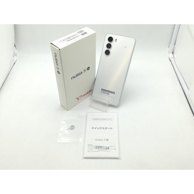 未使用】ZTE ymobile 【SIMフリー】 nubia S 5G 4GB 128GB ホワイト
