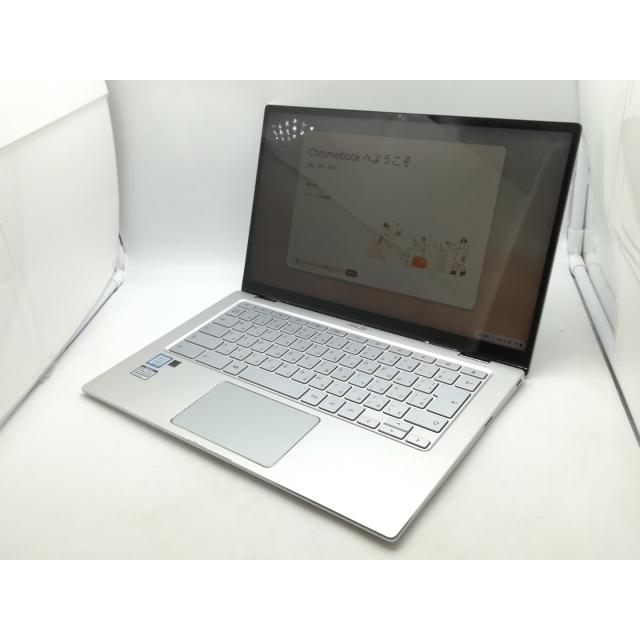 中古】ASUS Chromebook Flip C434TA C434TA-AI0115 シルバー【i5-8200Y