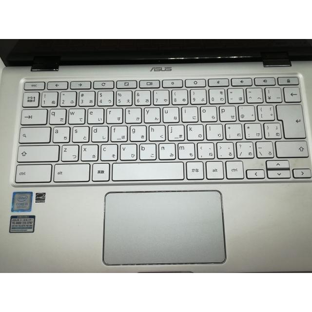 中古】ASUS Chromebook Flip C434TA C434TA-AI0115 シルバー【i5-8200Y