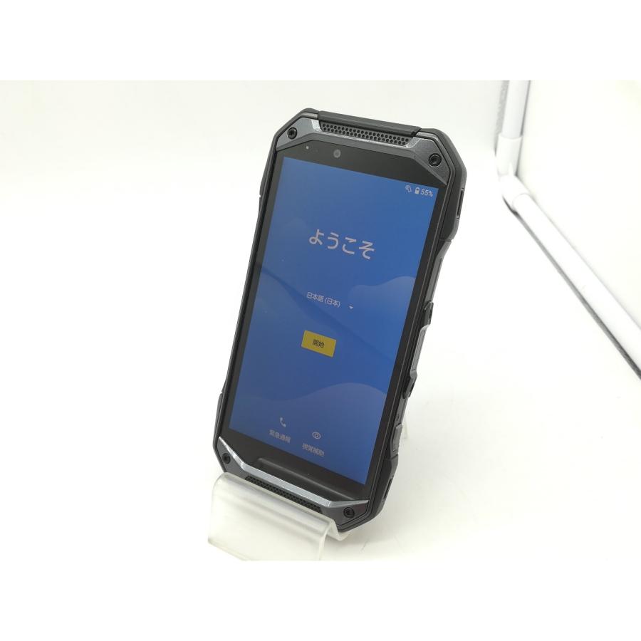 中古】KYOCERA au 【SIMロック解除済み】 TORQUE G04 KYV46 ブラック