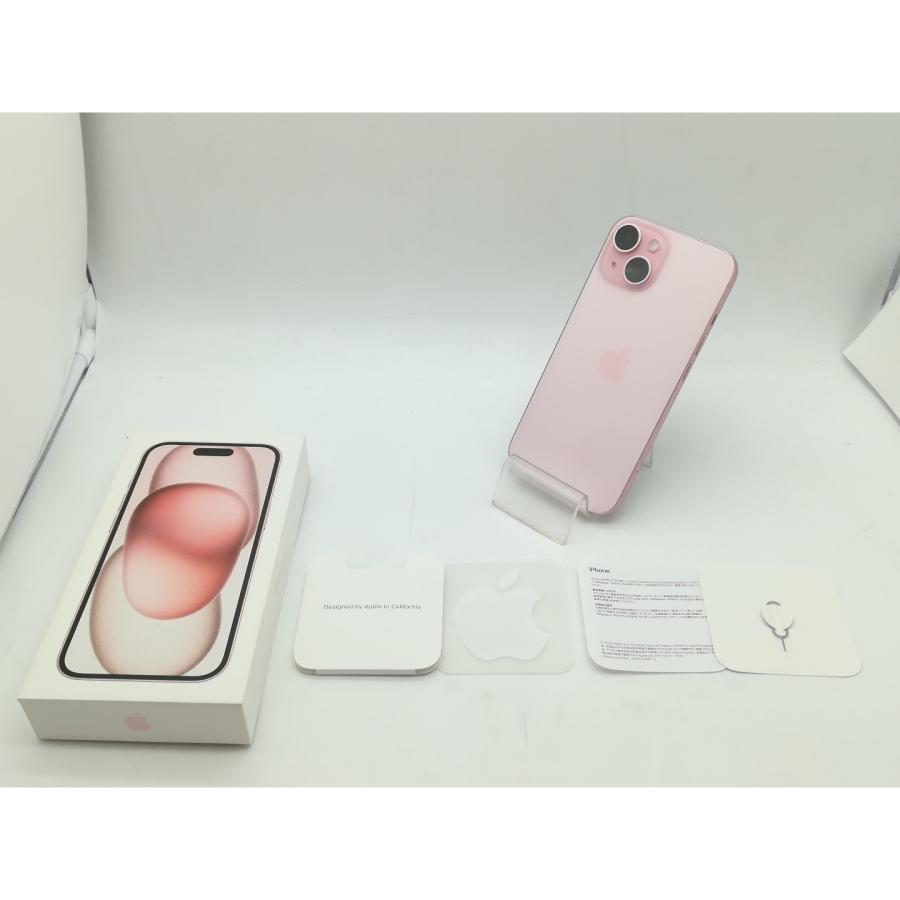 中古】Apple 国内版 【SIMフリー】 iPhone 15 128GB ピンク MTMJ3J/A