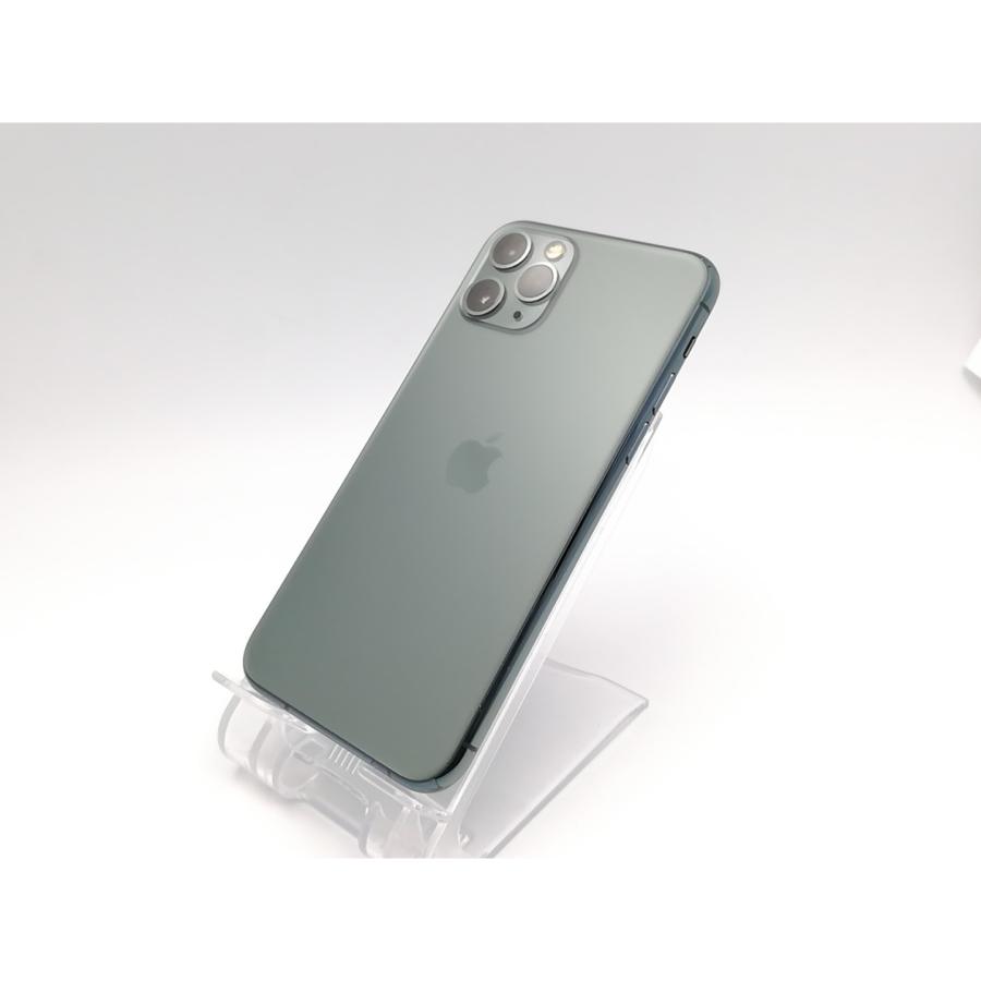 中古 iPhone11 Pro 256GB ミッドナイトグリーン MWCC2J/A (au 〇判定) SIMロック解除済 バッテリー状態89% 中古】Apple au 【SIMロック解除済み】 iPhone 11 Pro 256GB