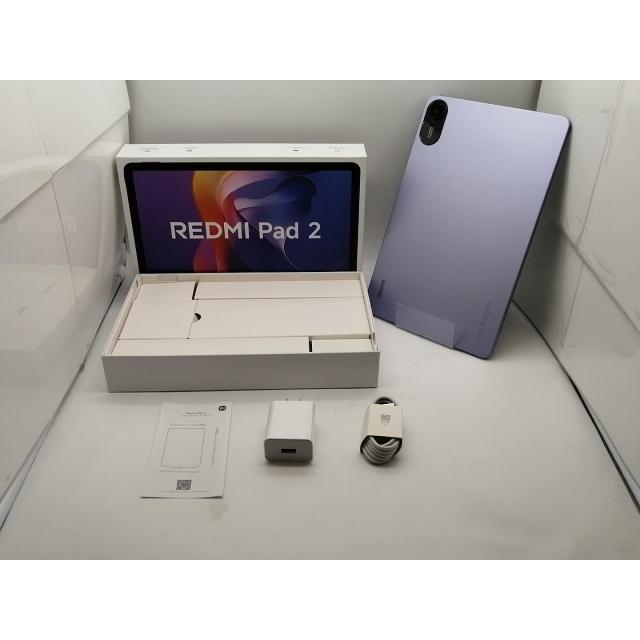 中古】Xiaomi 国内版 【Wi-Fi】 Redmi Pad 2 PU ラベンダーパープル 