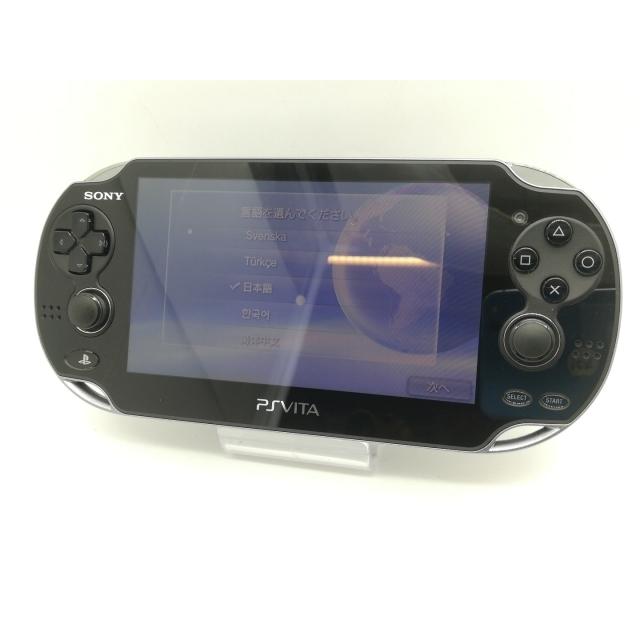 中古】SONY PlayStation VITA Wi-Fiモデル クリスタルブラック PCH 