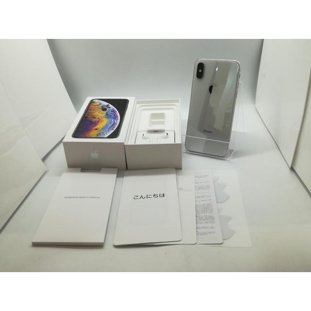 中古】Apple 国内版 【SIMフリー】 iPhone XS 64GB シルバー MTAX2J/A