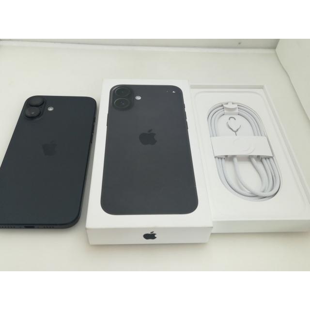 【中古】Apple 国内版 【SIMフリー】 iPhone 16 Plus 256GB ブラック MXVG3J/A【大須】保証期間１ヶ月【ランクA】の画像