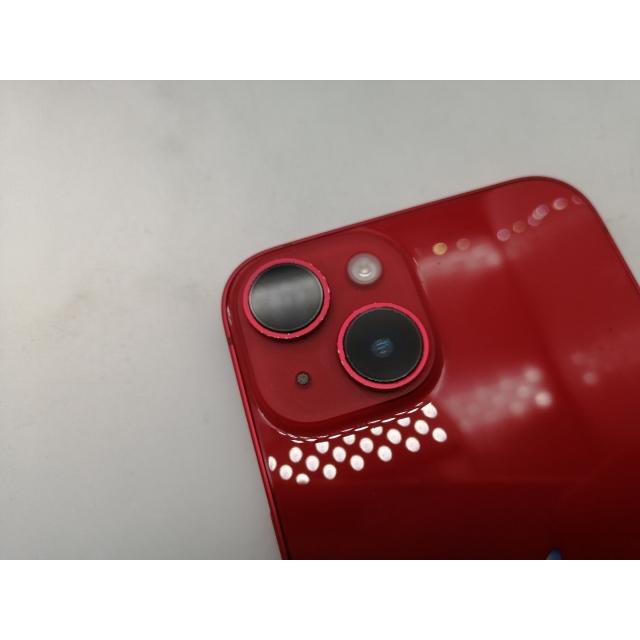 【中古】Apple SoftBank 【SIMフリー】 iPhone 14 128GB  (PRODUCT)RED MPV93J/A【OSU301】保証期間１ヶ月【ランクC】の画像