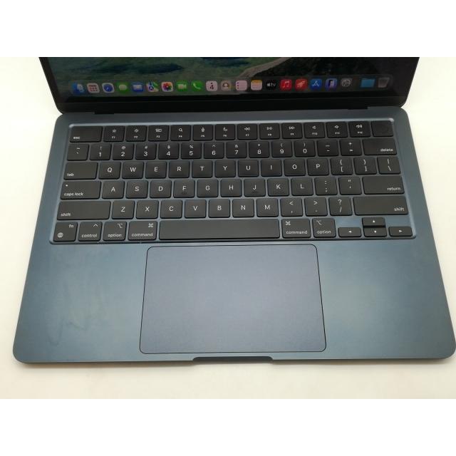 【中古】Apple MacBook Air 13インチ CTO (M2,2022) ミッドナイト M2(CPU:8C/GPU:8C)/16G/256G/30W AC【OSU301】保証期間１ヶ月【ランクA】の画像