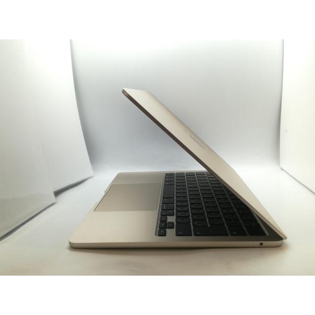 【中古】Apple MacBook Air 13インチ M2(CPU:8C/GPU:8C) 16GB/256GB スターライト MC7W4J/A (M2,2022)【OSU301】保証期間１ヶ月【ランクA】の画像