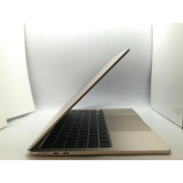 【中古】Apple MacBook Air 13インチ M2(CPU:8C/GPU:8C) 16GB/256GB スターライト MC7W4J/A (M2,2022)【OSU301】保証期間１ヶ月【ランクA】の画像