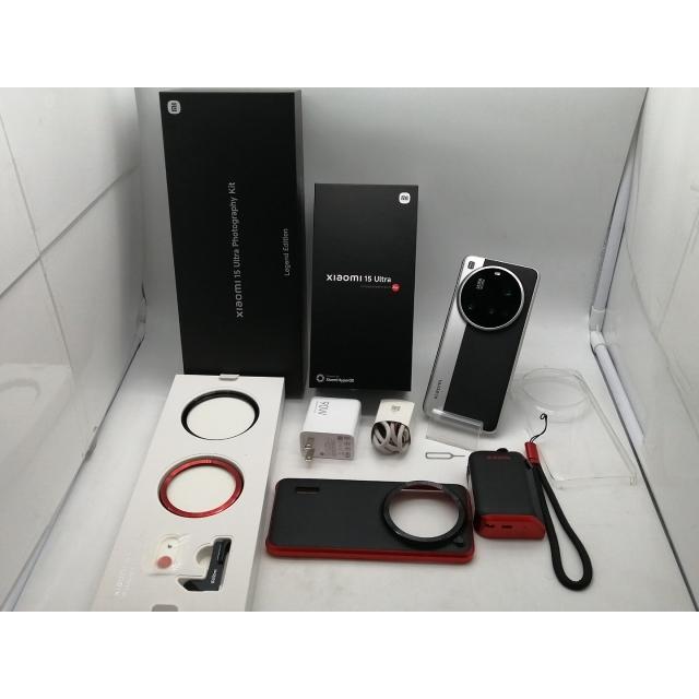 【中古】Xiaomi 国内版【SIMフリー】 Xiaomi 15 Ultra (フォトグラフィーキット付き) シルバークローム 16GB 512GB【OSU301】保証期間１ヶ月【ランクA】の画像