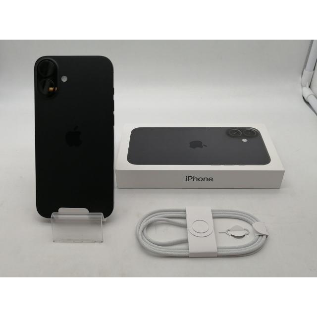 【未使用】Apple 国内版 【SIMフリー】 iPhone 16 Plus 256GB ブラック MXVG3J/A【広島本通】保証期間３ヶ月の画像