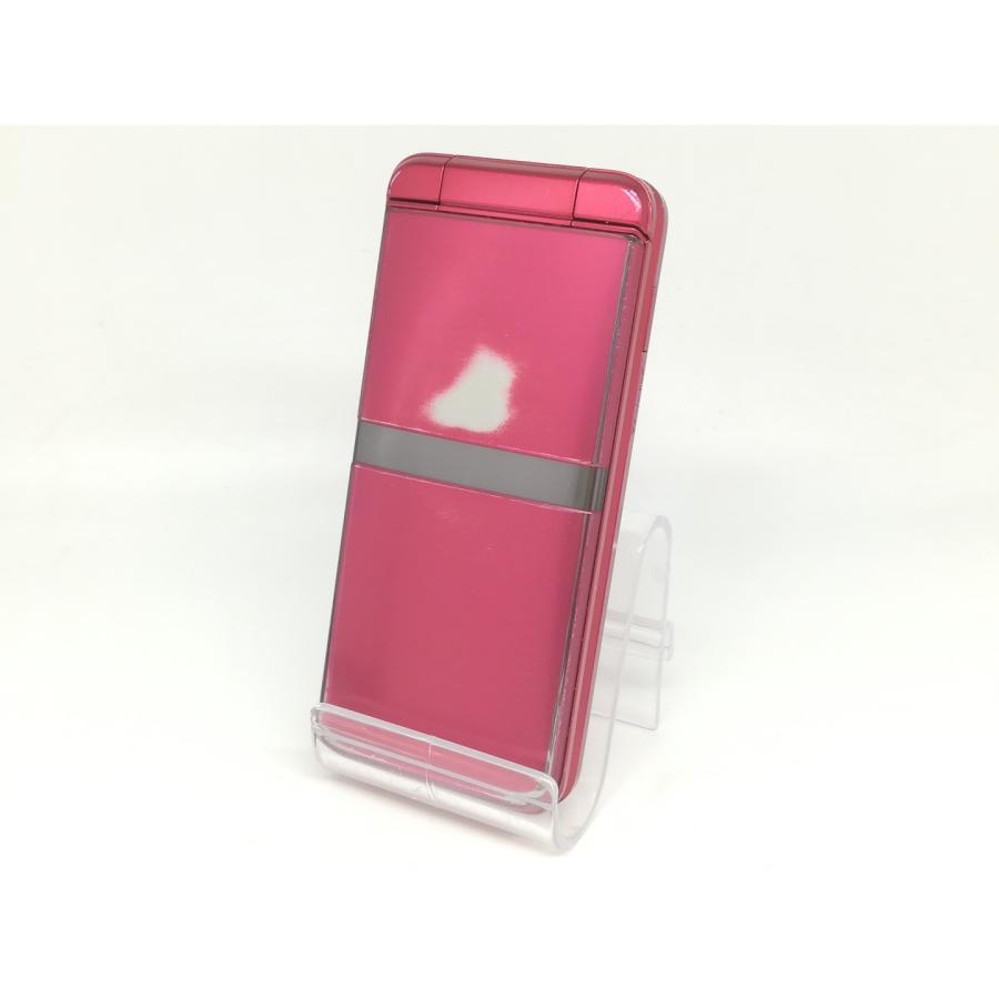中古】KYOCERA docomo 【SIMフリー】 DIGNOケータイ レッド KY-42C