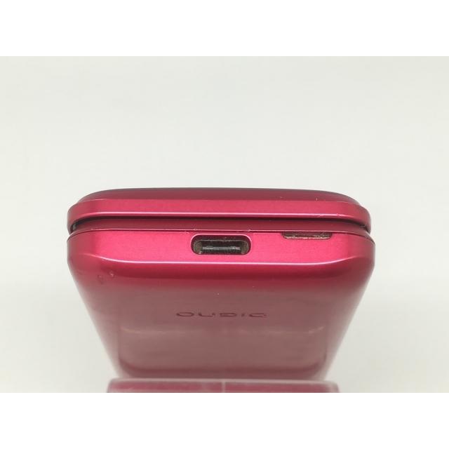 中古】KYOCERA docomo 【SIMフリー】 DIGNOケータイ レッド KY-42C