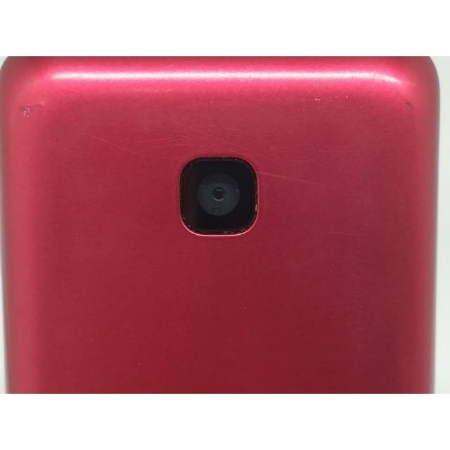 中古】KYOCERA docomo 【SIMフリー】 DIGNOケータイ レッド KY-42C