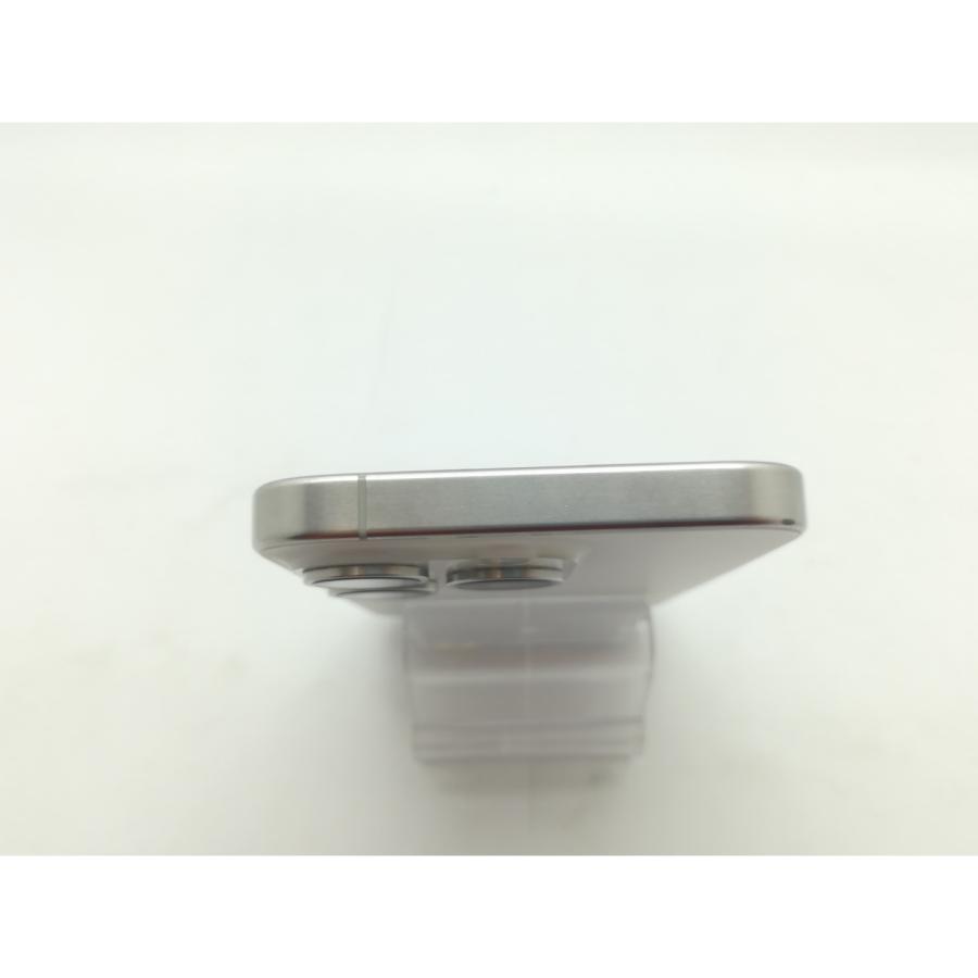 【中古】Apple 国内版 【SIMフリー】 iPhone 15 Pro 128GB ホワイトチタニウム MTU83J/A【OSU301】保証期間１ヶ月【ランクC】の画像