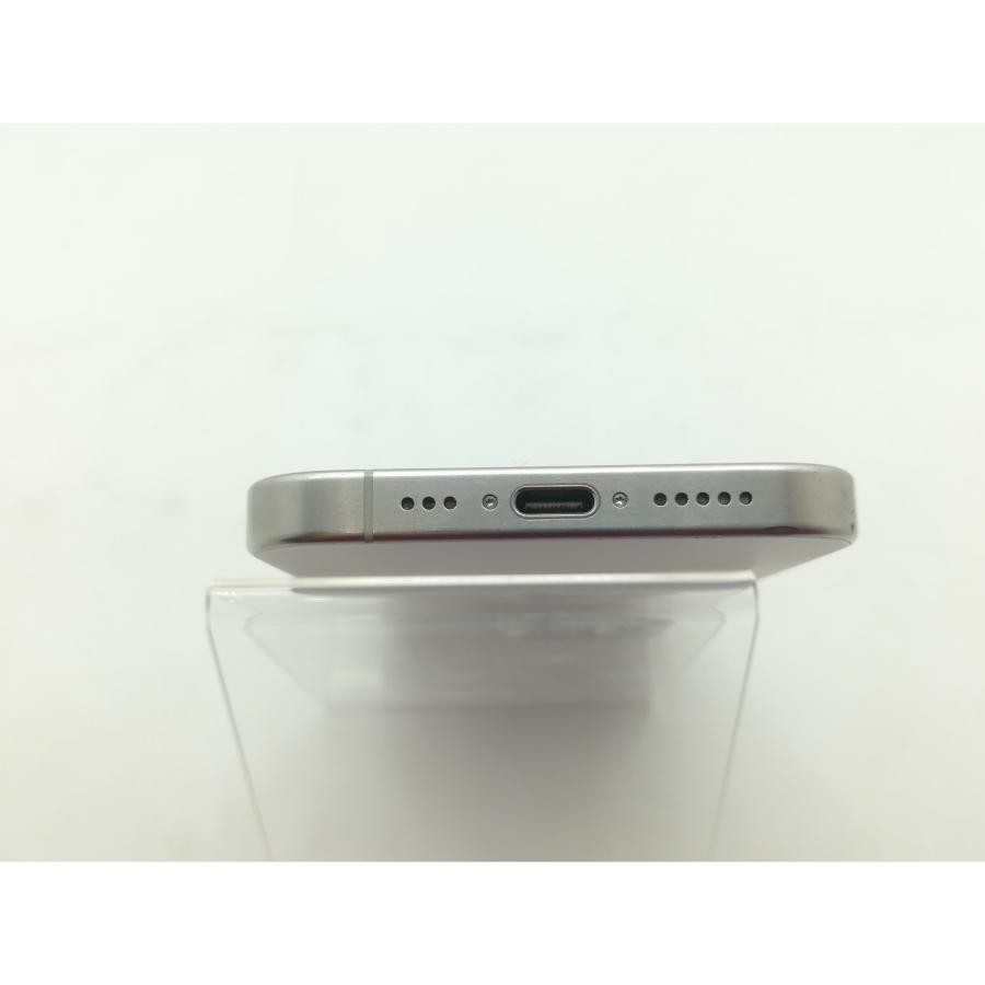【中古】Apple 国内版 【SIMフリー】 iPhone 15 Pro 128GB ホワイトチタニウム MTU83J/A【OSU301】保証期間１ヶ月【ランクC】の画像