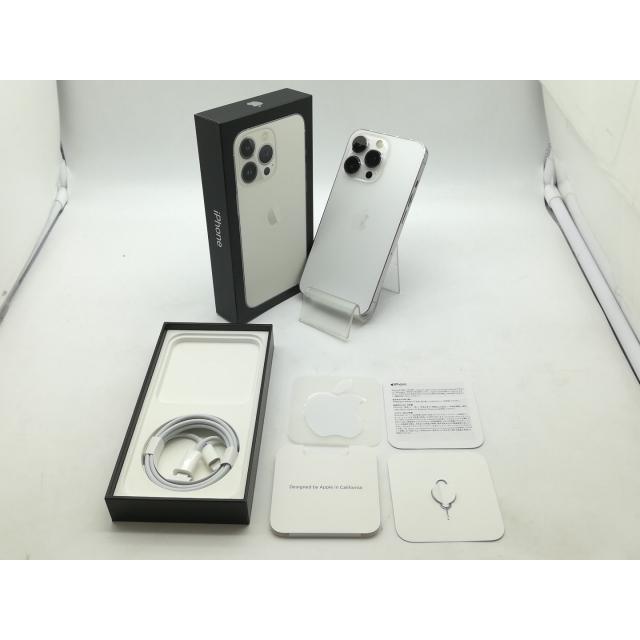 【中古】Apple 国内版 【SIMフリー】 iPhone 13 Pro 1TB シルバー MLV33J/A【OSU301】保証期間１ヶ月【ランクC】の画像