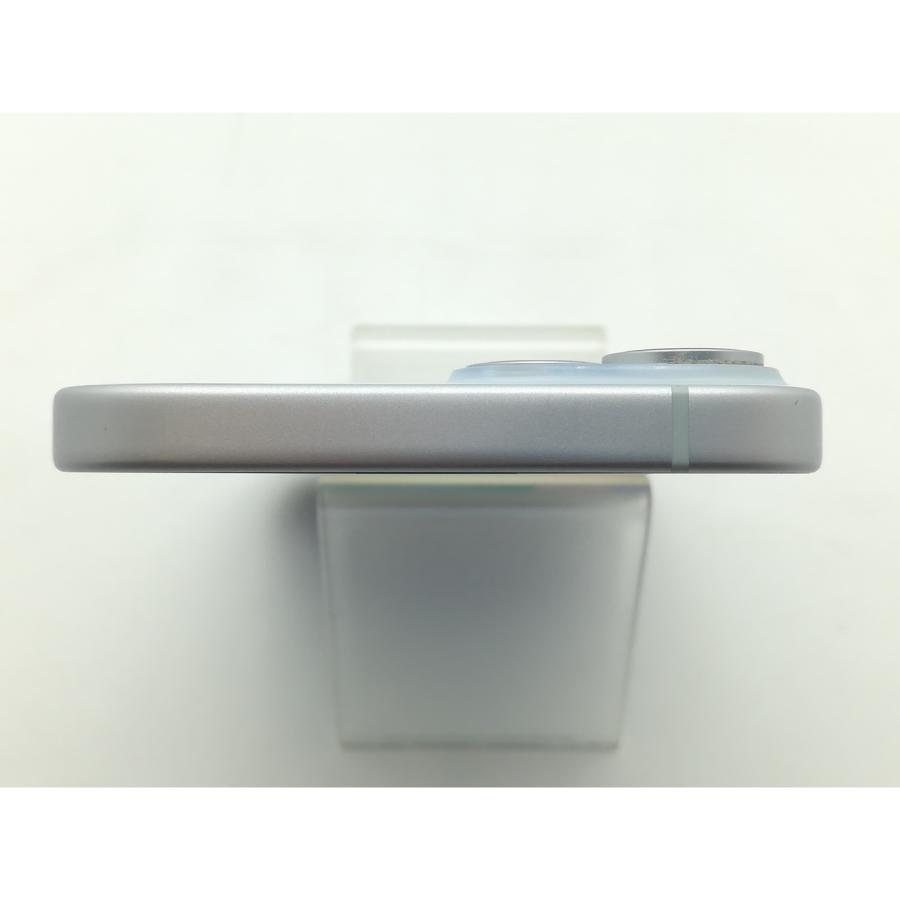 【中古】【赤ロム保証あり】Apple au 【SIMフリー】 iPhone 15 256GB ブルー MTMR3J/A【OSU301】保証期間１ヶ月【ランクA】の画像