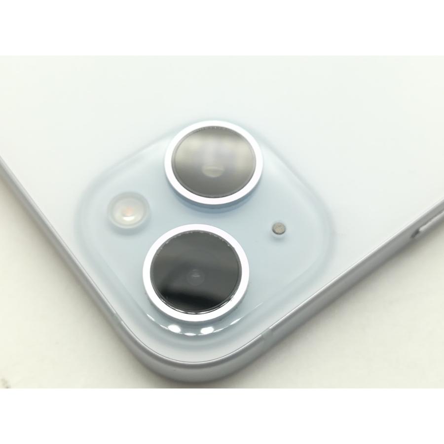 【中古】【赤ロム保証あり】Apple au 【SIMフリー】 iPhone 15 256GB ブルー MTMR3J/A【OSU301】保証期間１ヶ月【ランクA】の画像