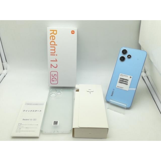 中古】Xiaomi SoftBank 【SIMフリー】 Redmi 12 5G 4GB 128GB スカイ