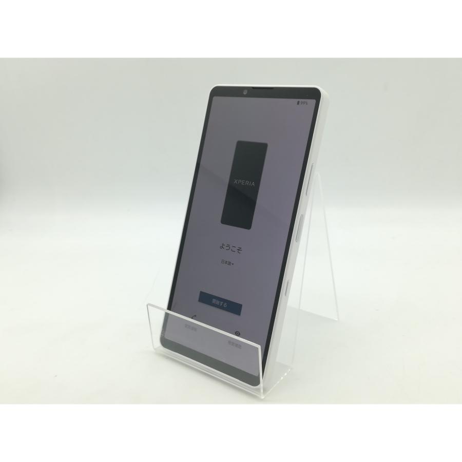 【中古】SONY au 【SIMフリー】 Xperia 10 VII ホワイト 8GB 128GB【OSU301】保証期間１ヶ月【ランクA】の画像