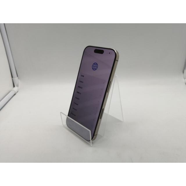 【中古】Apple SoftBank 【SIMフリー】 iPhone 16 Pro 128GB ナチュラルチタニウム MYMY3J/A【OSU301】保証期間１ヶ月【ランクA】の画像