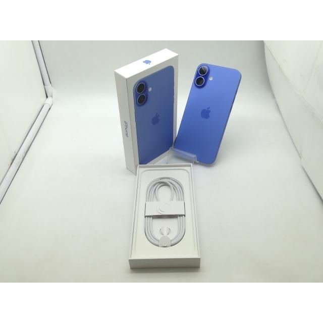 【中古】Apple 国内版 【SIMフリー】 iPhone 16 Plus 512GB ウルトラマリン MXVR3J/A【OSU301】保証期間１ヶ月【ランクA】の画像