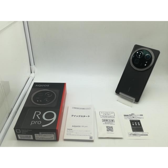 【中古】SHARP SoftBank 【SIMフリー】 AQUOS R9 pro ブラック 12GB 512GB A504SH【OSU301】保証期間１ヶ月【ランクA】の画像