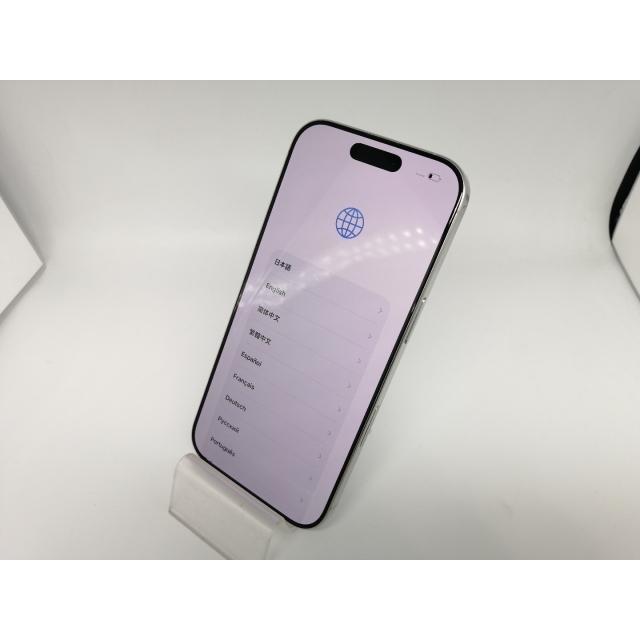 【中古】Apple 国内版 【SIMフリー】 iPhone 16 Pro 256GB ホワイトチタニウム MYN13J/A【OSU301】保証期間１ヶ月【ランクA】の画像