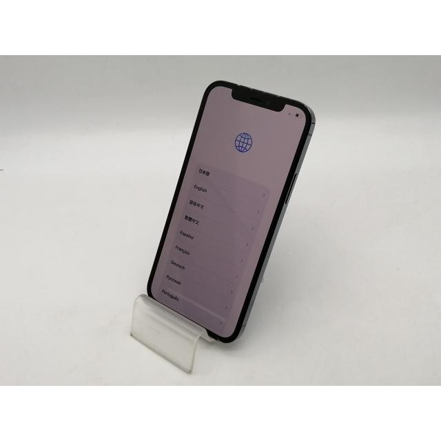 【中古】Apple docomo 【SIMロック解除済み】 iPhone 12 Pro 512GB パシフィックブルー MGMJ3J/A【OSU301】保証期間１ヶ月【ランクC】の画像